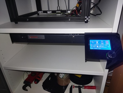 ender 5 Pro montaje equipo monitor montar pcu placa base recinto 3d print model - Mito3D