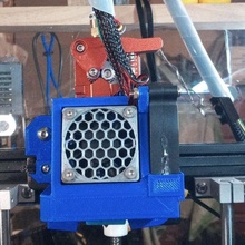 Ender 5 Satsana Ventilator Leitung Single 5015 radial Kühlung Leichentuch Werkzeug Lager ender3 ender5 Realität 3d print model - Mito3D