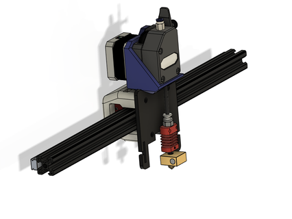 ender 6 linear rail mount x carriage creality ender6 linear bearing linear guide linear mount linear rail mount xcarriage 3d printing  3d print model - Mito3D