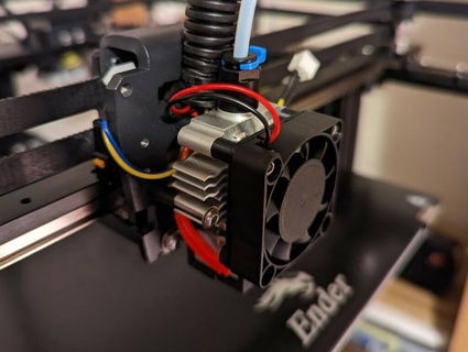 ender 7 hotend ventilador espaciador 3d impresora accesorios 3d print model - Mito3D