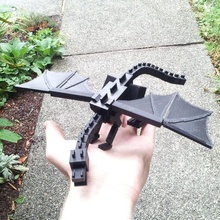 ender dragon game minecraft toy 3d print model - Mito3D