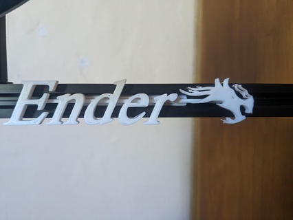 Ender Logo Portal montieren 3d print model - Mito3D