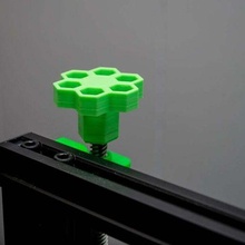 ender z-axis knob - honeycomb cr-10 creality 3 tevo tornado z axis rod 3d_printer_accessories 3d print model - Mito3D