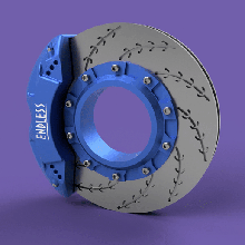 endless brake disc caliper - 1 24 scale model accessories print sla resin car jdm printable brembo supercar 3d print model - Mito3D