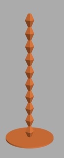 endless column constantin brancusi coloana infinitului sculpture 3d print model - Mito3D