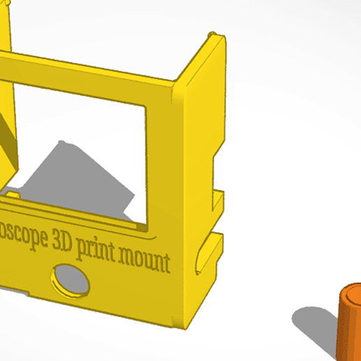 endoskop mount xyz ver yazıcı 1 aracı 3d baskı 3D print model - Mito3D