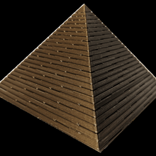 Energie-Pyramide 4 Kunst Pyramide pyramyd 3d print model - Mito3D