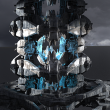 enerji kuleler sci fi takım bash 1 3d print model - Mito3D