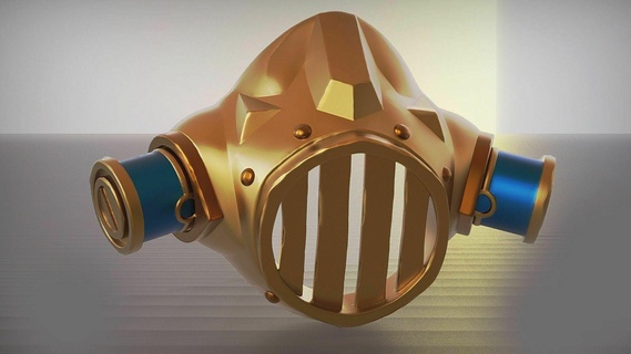 enforcer mask arcane 3d print model - Mito3D