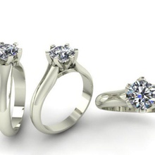 engagement ring Schmuck diamond 3d print model - Mito3D