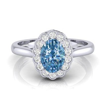 anillo de compromiso la joyería joya lujo gem el platino imprimible plata matrimonio moda diamante par amor los diamantes con estilo moderno cnc cóctel anillos 3d print model - Mito3D