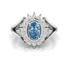 anel de noivado jóias jóia o engajamento luxo gem platina printable prata casamento da forma diamante casal amor diamantes elegante moderno cnc cocktail anéis 3d print model - Mito3D