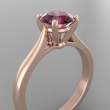 noivado anel joalheria acessórios moda 3d ouro designer JewelleryDesigner gema simples tendência orelha modelo joias 3d print model - Mito3D