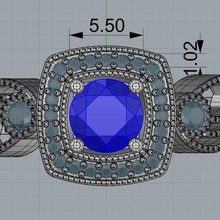 nişan yüzüğü takı mücevher düğün band 3d print model - Mito3D