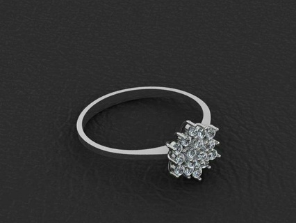 Engagement Ring Männer Hochzeit Silber Gold Schönheit Mode Luxus Nashorn Schmuck Ringe 3d print model - Mito3D