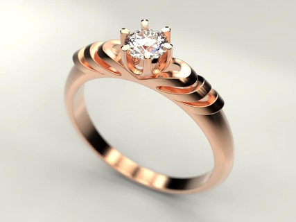 engagement bague 10 bijoux impression 3dprinted imprimable anneaux conception bijou d'or mode or prototypage argent mariage 3d print model - Mito3D
