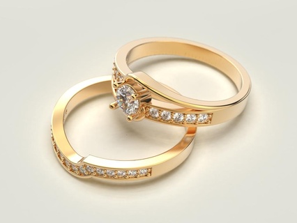 engagement bague 21 bijoux impression 3dprinted imprimable anneaux conception bijou d'or mode or prototypage argent mariage 3d print model - Mito3D