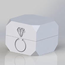 Fidanzamento squillare scatola caja anillo gioielleria 3d print model - Mito3D