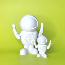 carciofo arte giocattolo astronauta ingegnere carattere 3d print model - Mito3D