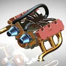 moteur voitures ingénierie sports courses 3d print model - Mito3D