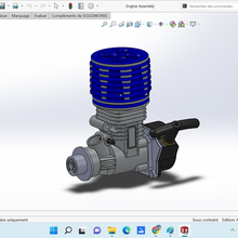 engine assembly 3d print model - Mito3D