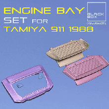 engine bay set tamiya 1988 porsche turbo 1-24th rwb blackbox 911 934 964 revell modelkit diecast hotwheels rcdrift jdm 3d print model - Mito3D