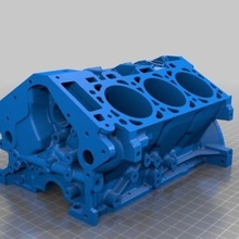 engine block v6 gadget driving force 3d print model - Mito3D