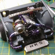 motor mazda 4 rotor 26b turbo hks 1 24 giratorio masturbarse 3d print model - Mito3D