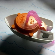reconstrucción de motor pop boat juego juguete 3d print model - Mito3D
