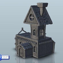 engineer house - warhammer age sigmar bolt action flames war architecture thumbnails building scenery wargame figures game land dungeon fantasy games accessories 3d print model - Mito3D