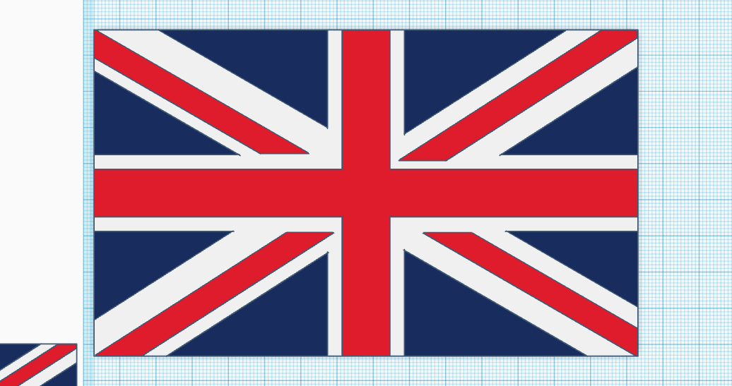england flag 3D print model - Mito3D