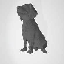 english cocker spaniel dog animal nature mascot special 3d print model - Mito3D