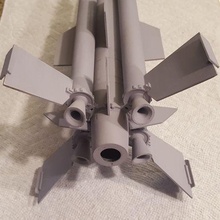 english electric thunderbird sam model rocket estes 3d print model - Mito3D