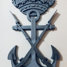 Englisch marines Schild verschiedene 3d print model - Mito3D