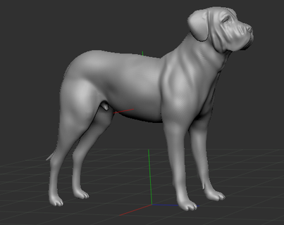 english mastiff dog pitbull dog animal pet trophy dogs english mastiff  3d print model - Mito3D