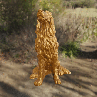 Inglese setter cane caccia animale domestico 3d print model - Mito3D