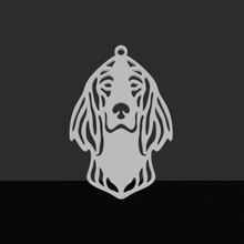 İngilizce pasör Bilgiç takı zincir kolye köpek 3d print model - Mito3D