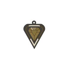 enhanced bronze key ring - valorant rank game range keychain gift 3d print model - Mito3D