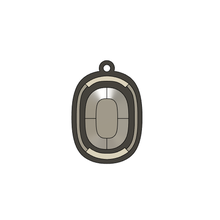 enhanced iron key ring - valorant rank game range keychain gift 3d print model - Mito3D