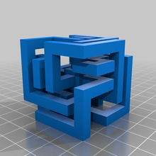 enigma cubo legal geométrico geometria Labirinto math_art 3d print model - Mito3D