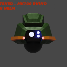 enlightened - battle mech helm mk100 xenos blue men wargames battlesuit 28mm head helmet robot war hammer tau y'vahra yvahra 3d print model - Mito3D