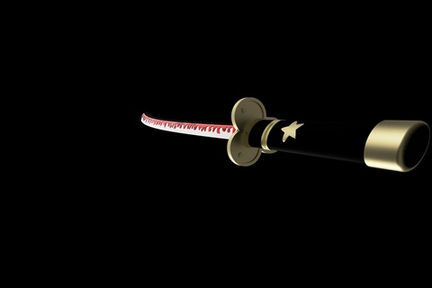 Enma kılıç Zoro parça Katana anime 3d print model - Mito3D