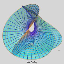 enneper-order2-surface minimale divers surface les mathématiques enneper 3d print model - Mito3D