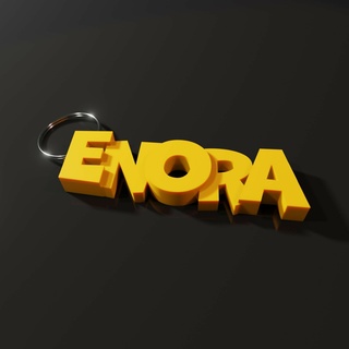 enora - name keyring 3d print model - Mito3D