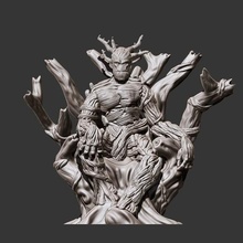 ent throne art tree groot fantasy 3d print model - Mito3D