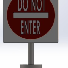 enter sign do not 3d print model - Mito3D