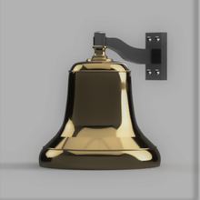 ingresso campana di residenza casa 3d la decorazione campanello bell 3d print model - Mito3D