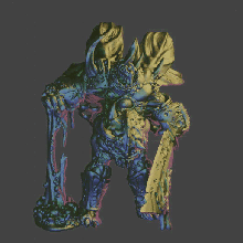 entropía avatar presupuestado 3d print model - Mito3D