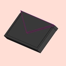 envelope gadget card gift fiverr 3d print model - Mito3D