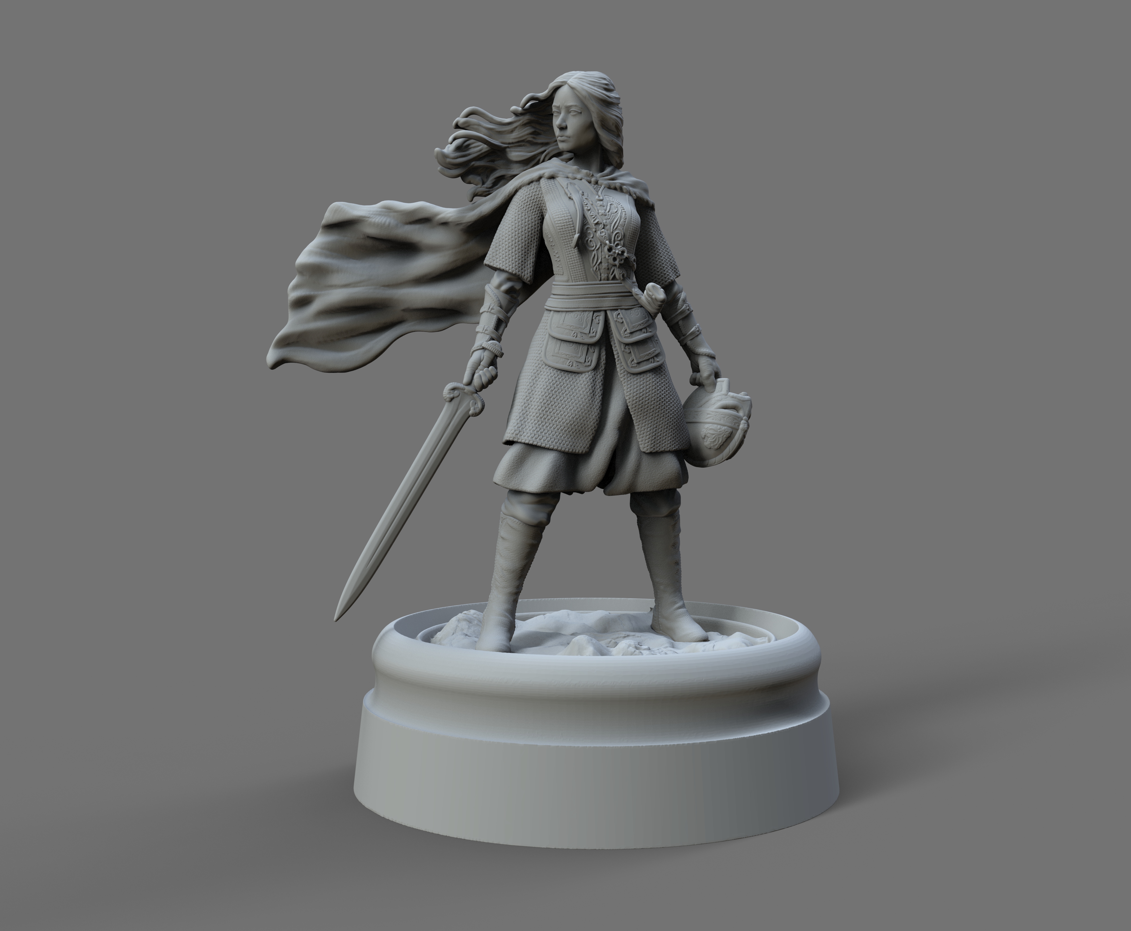 abonnieren 28mm eowyn rohan wotr mesbg lotr mitte erde herr of ringe tischplatte wargaming minis 3D print model - Mito3D